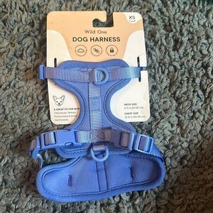 NEW XS X-SMALL ‘WILD ONE’ BLUE DOG HARNESS